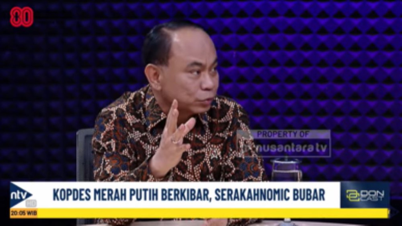 Menkop Budi Arie Setiadi dalam program DonCast Nusantara TV