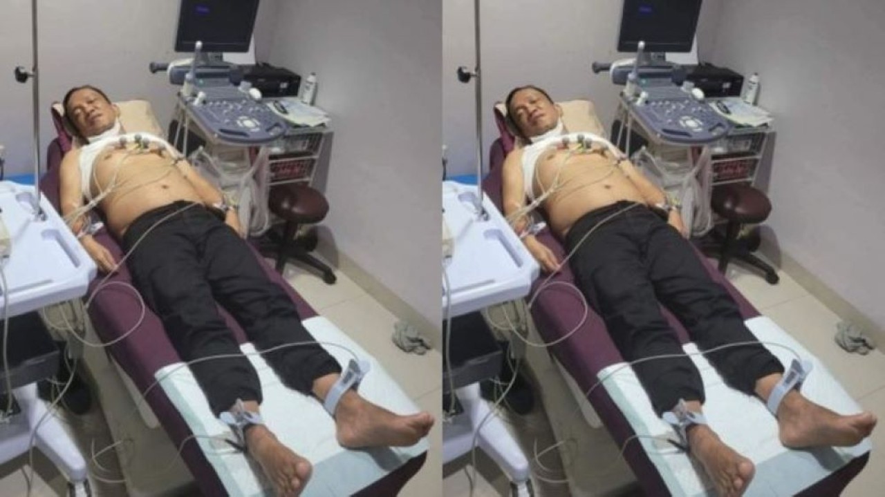 Wamenaker Immanuel Ebenezer sedang menjalani perawatan medis di ruang IGD/ist