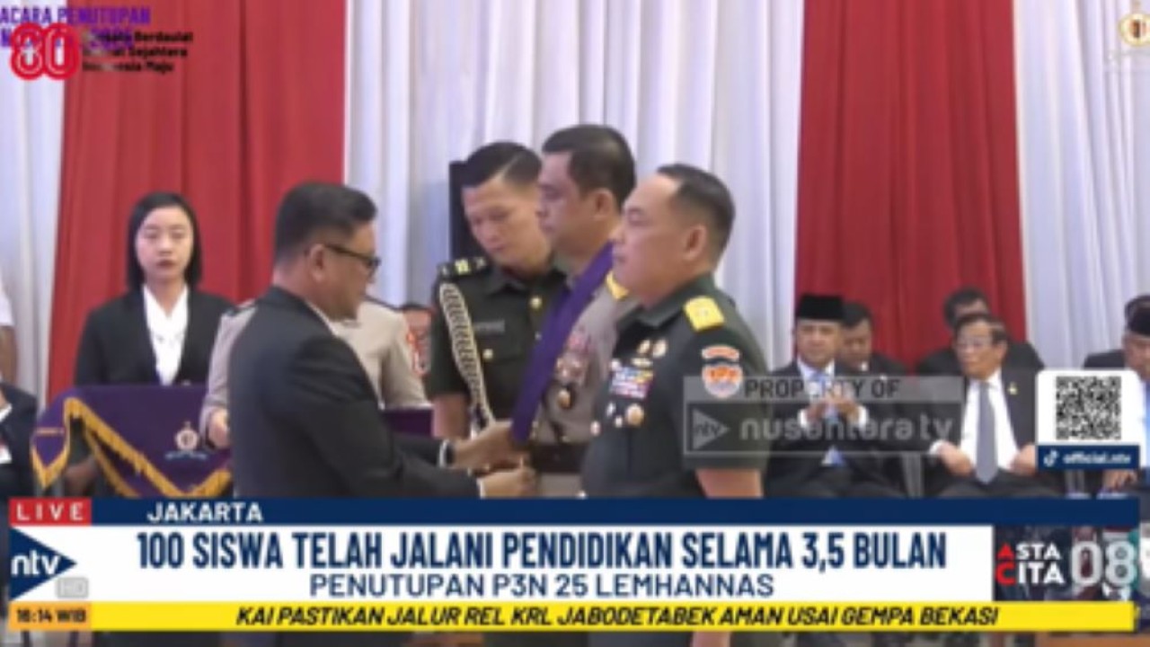 Irjen Pol Mukti Juharsa berhasil meraih predikat akademik terbaik dalam Pendidikan Pemantapan Pimpinan Nasional Angkatan ke-25 yang digelar Lemhanas