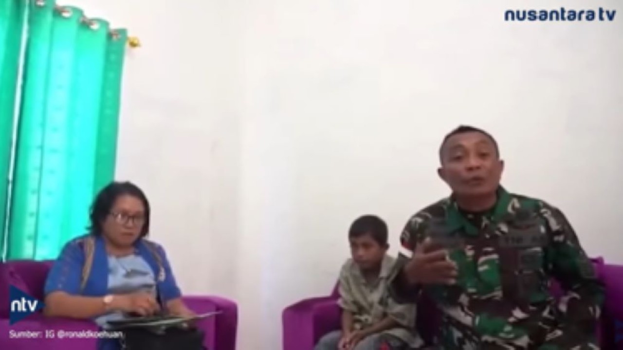 Ayah Prada Lucky, Serma Christian Namo meminta maaf kepada Presdien Prabowo dan TNI