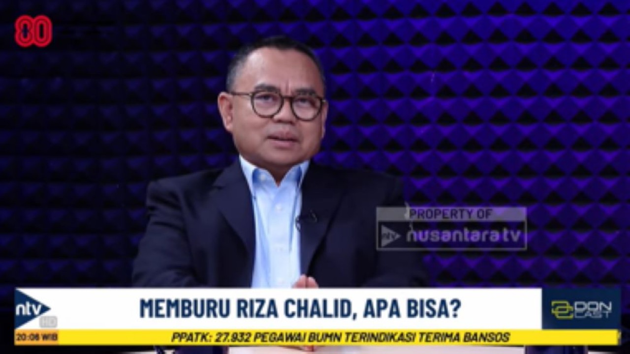 Menteri ESDM 2014-2016 Sudirman Said dalam program DonCast Nusantara TV