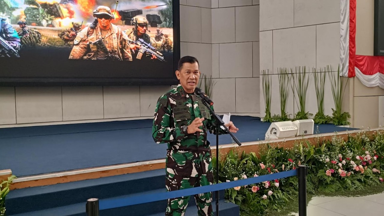 Kepala Pusat Penerangan (Kapuspen) TNI, Mayor Jenderal (Mayjen) TNI Kristomei Sianturi. (Foto: Adiantoro/NTV)