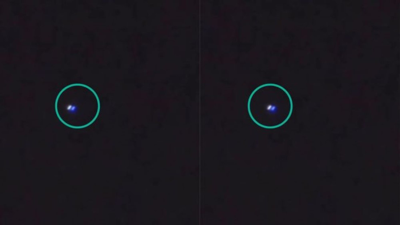 Geger penampakan UFO di langit Depok (IG: Info Depok)