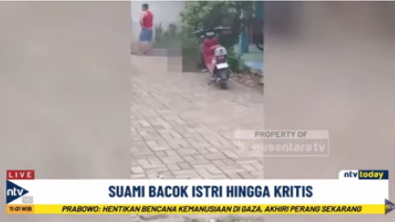 Seorang suami tega membacok istrinya hingga kritis di Tangerang