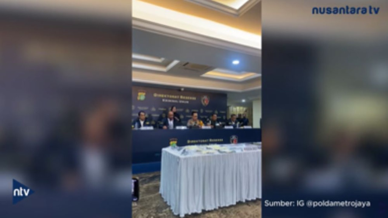 Polda Metro Jaya menggelar prescon perkembangan penyidikan kasus pembunuhan dan penculikan Kacab Bank BUMN