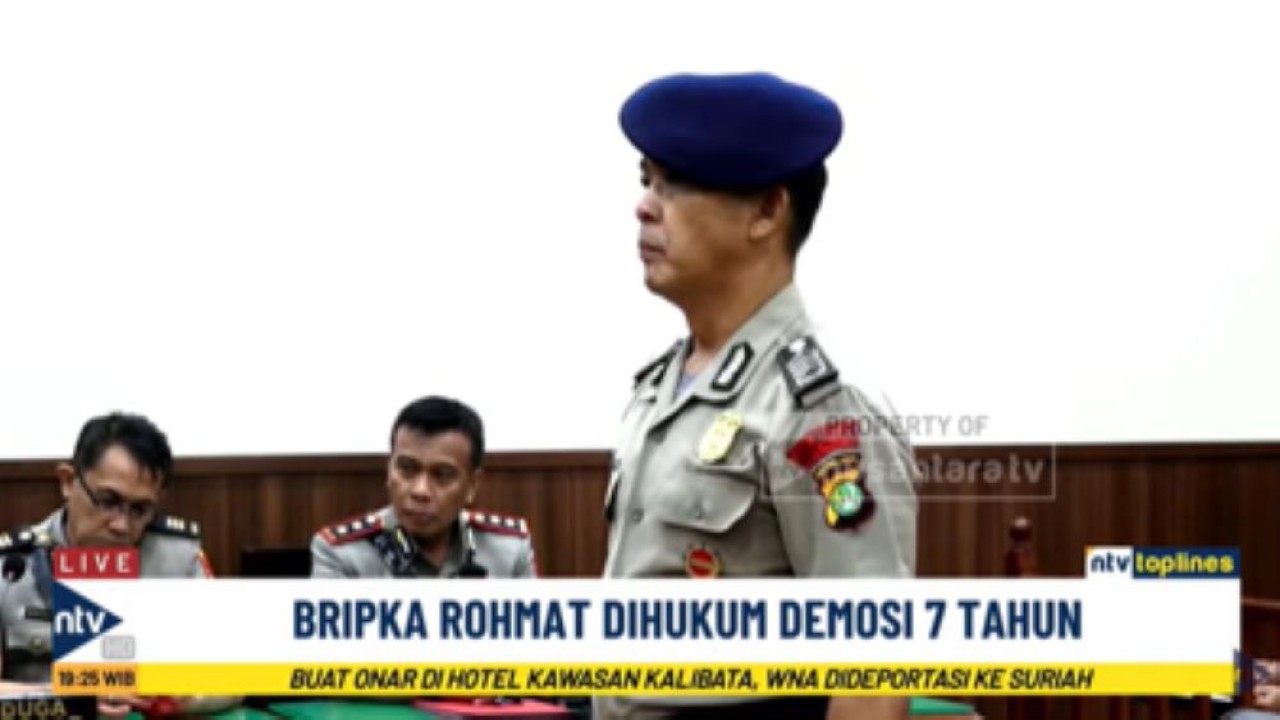 Bripka Rohmat sopir rantis Brimob menjalani sidang etik Polri