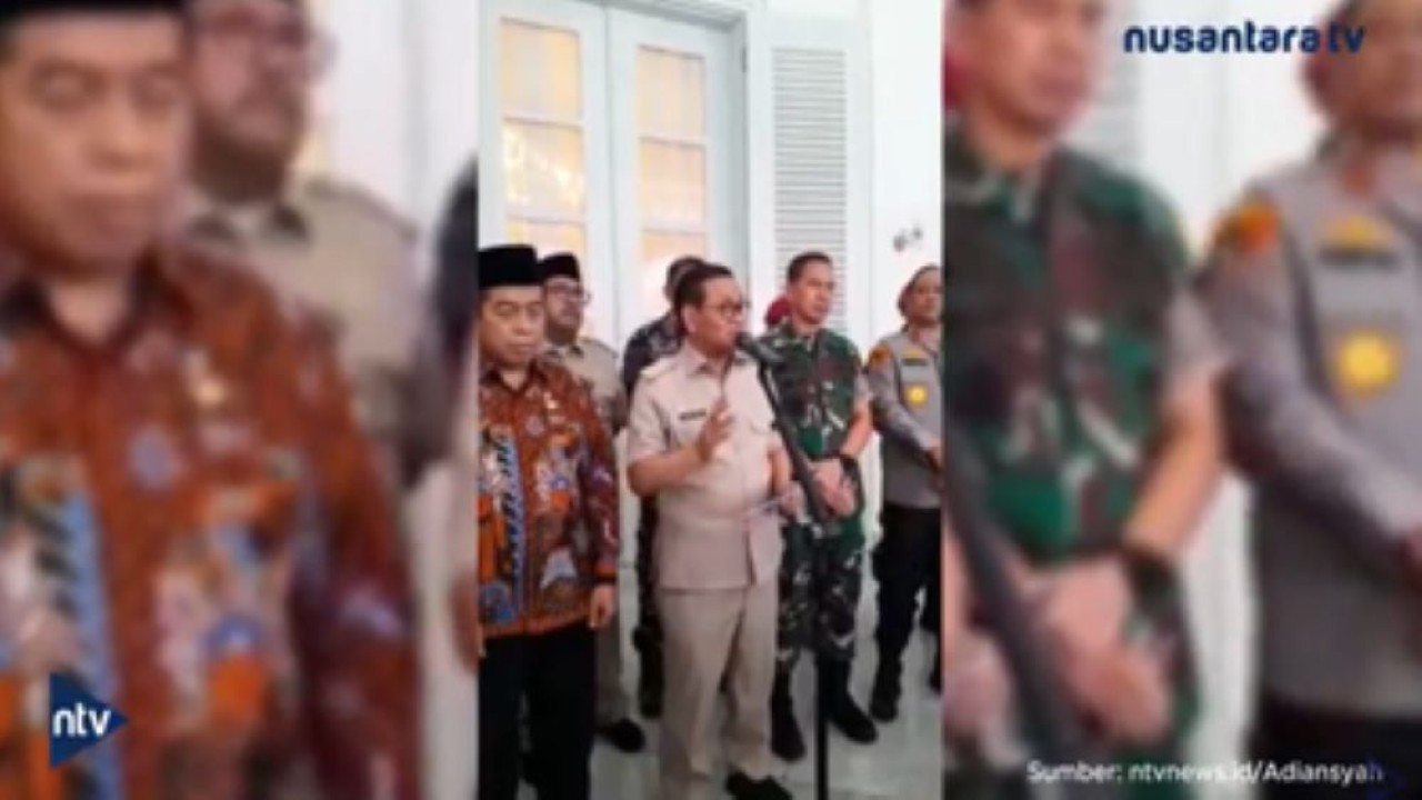 Gubernur Jakarta Pramono Anung bersama Forkompimda