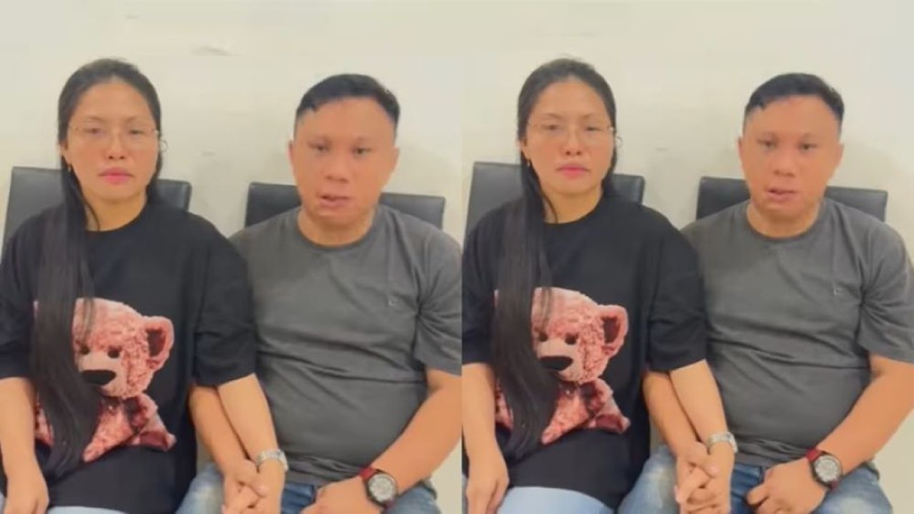 Anggota DPRD Gorontalo, Wahyudin Moridu dan istri. (Instagram @mksinfo.official)