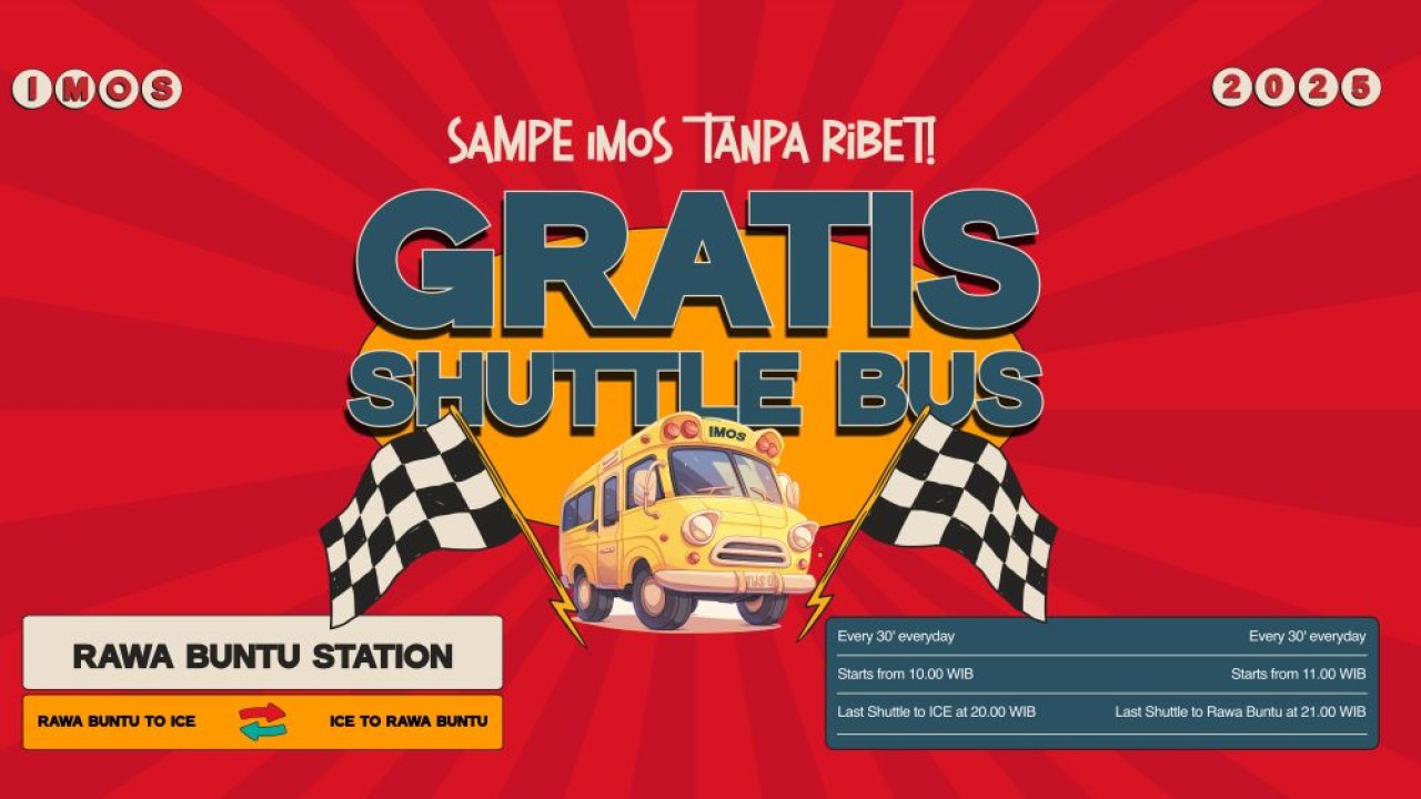 IMOS 2025 kembali digelar pada 24-28 September di ICE BSD, Kabupaten Tangerang. (Foto: Istimewa)