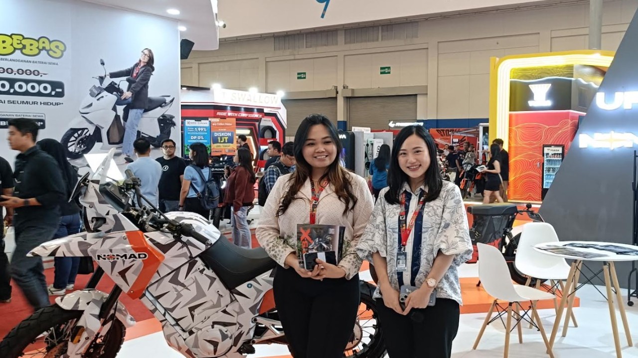 Kupprum Nomad menjadi motor listrik ringan pertama di Indonesia yang mengusung konsep ADV. (Foto: Adiantoro/NTV)