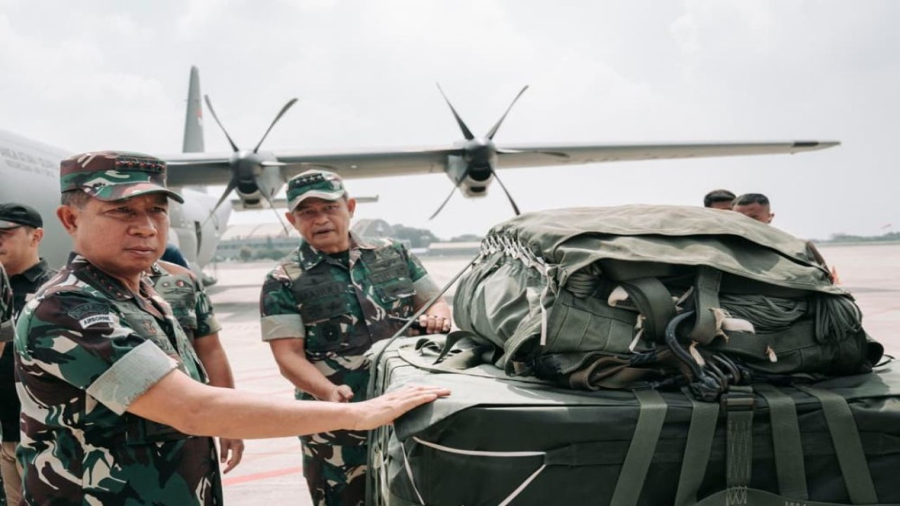 Panglima TNI Jenderal TNI Agus Subiyanto memerintahkan pengiriman pasukan terpilih TNI untuk melaksanakan misi kemanusiaan di Gaza, Palestina, sejak 17 Agustus 2025. (Foto: Istimewa)