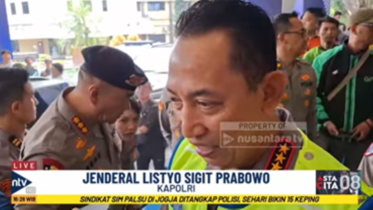 Kapolri Jenderal Pol Listyo Sigit Prabowo