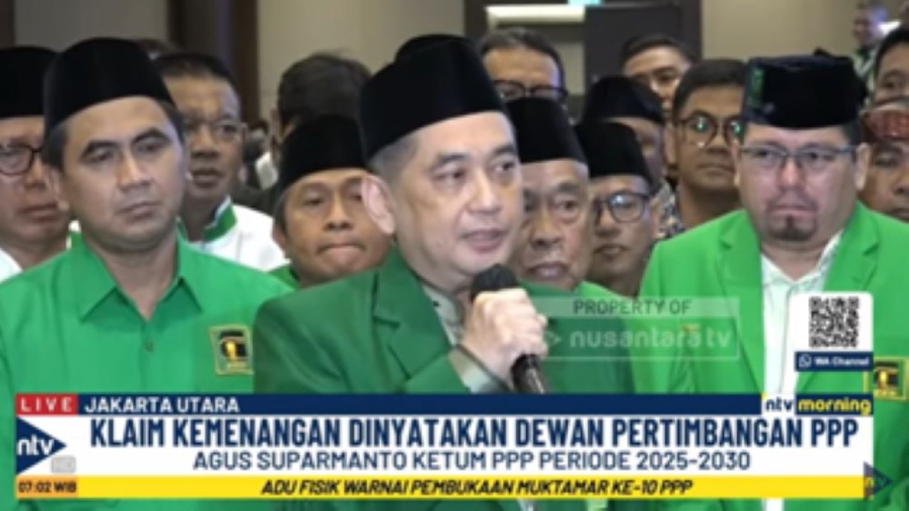 Ketua Umum PPP 2025-2030, Agus Suparmanto