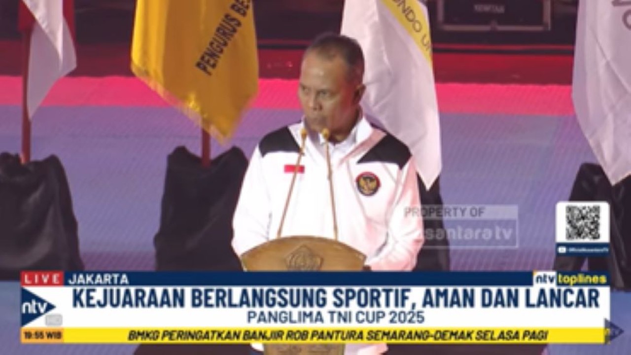 Ketua Umum Pengurus Besar Taekwondo Indonesia (PBTI) Letjen TNI Richard Tampubolon