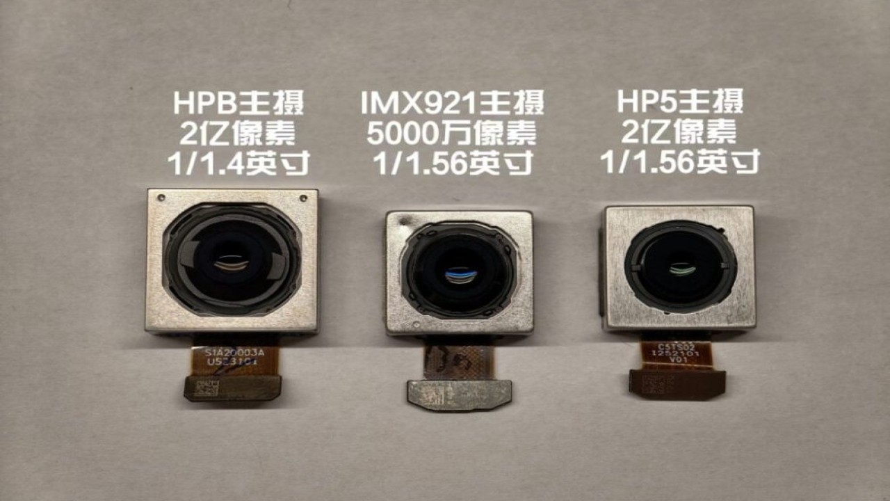 Kamera utama 200MP Vivo X300 bersama Sony IMX921 50MP dan Samsung HP5 200MP. (Foto: Istimewa via Gizmochina)