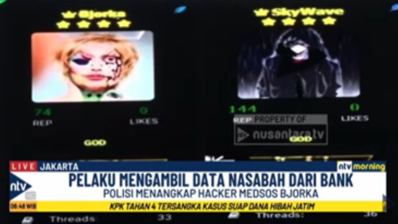 Hacker Bjorka ditangkap polisi