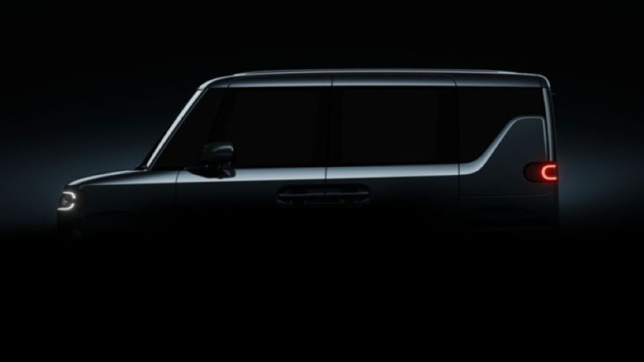 Foto teaser resmi mobil listrik K-car dari BYD. (Foto: BYD Jepang via CarNewsChina)