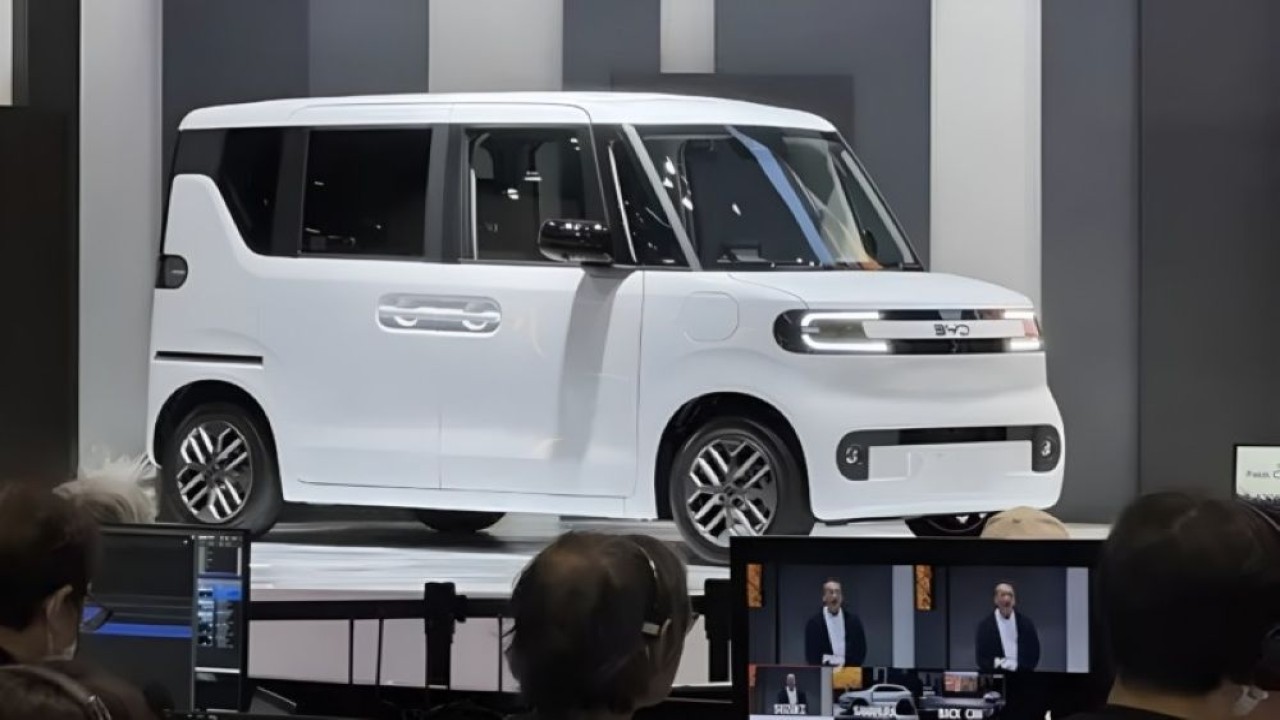 Mobil listrik kei car BYD Racco. (Foto: Istimewa via CarNewsChina)