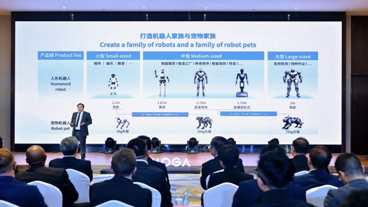 Chery Perkenalkan Strategi Global AiMOGA Robotics. (Foto: Istimewa)