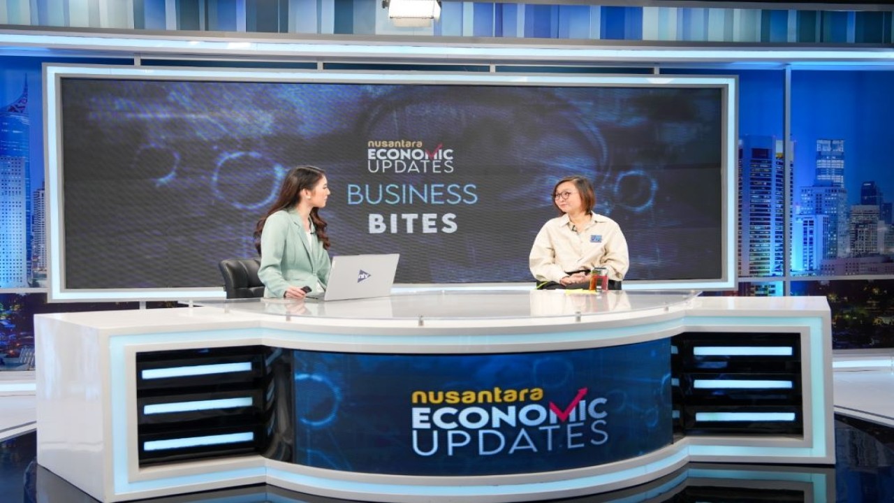 Wamen Ekraf Irene Umar dalam wawancara bersama program Nusantara Economic Updates di Nusantara TV