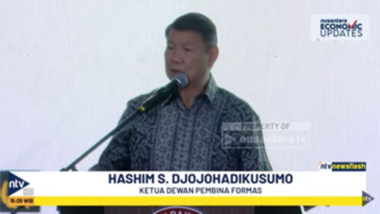 Ketua Dewan Pembina FORMAS Hashim Djojohadikusumo