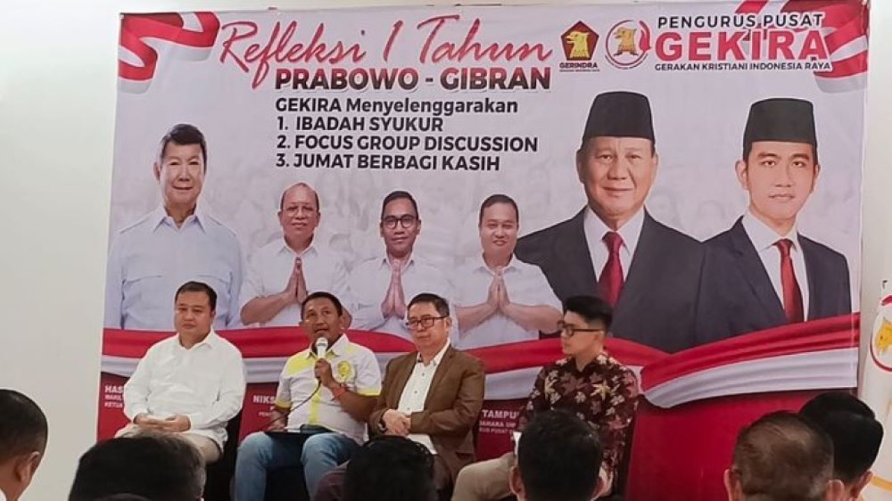 GEKIRA gelar refleksi setahun Pemerintahan Prabowo–Gibran (Nusantaratv)
