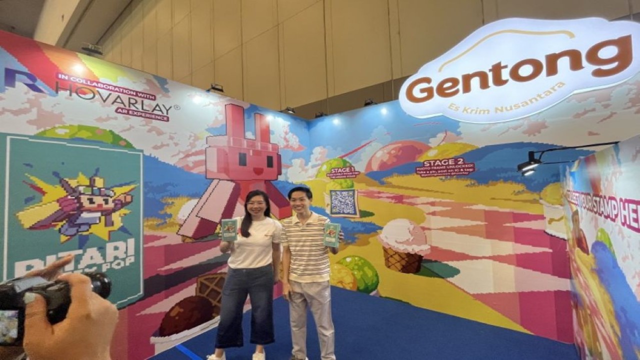 Kolaborasi Gentong Ice Cream dan HOVARLAY mencuri perhatian di IGX 2025. (Foto: Dok/Istimewa)