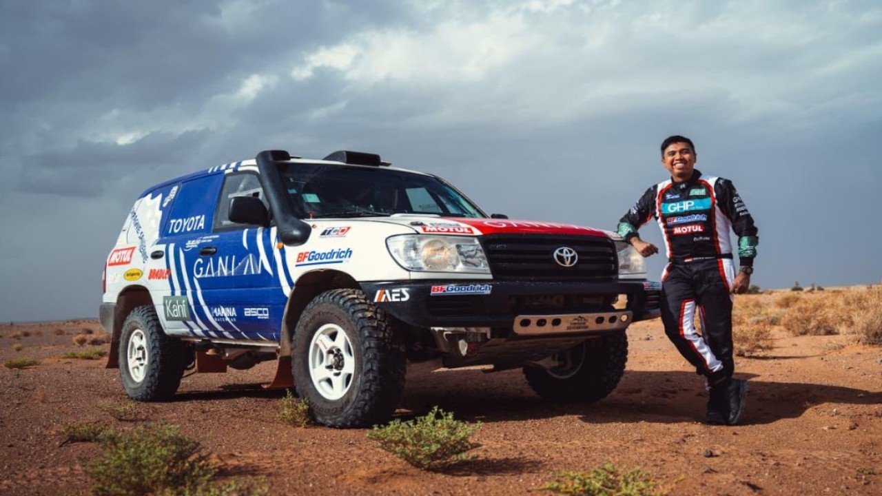 Pereli Indonesia, Julian Johan (Jeje) terus mempersiapkan diri jelang Rally Dakar 2026. (Foto: Istimewa)
