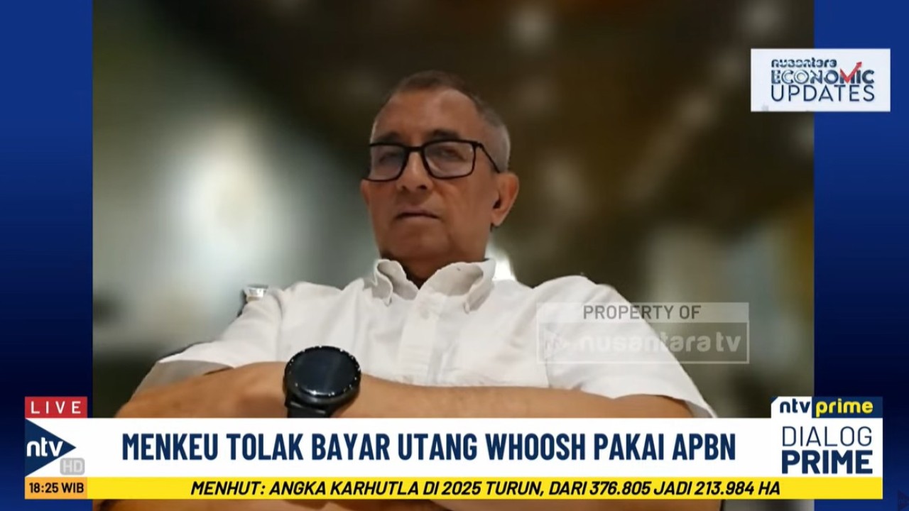 Analis Kebijakan Publik Agus Pambagio dalam Dialog NTV Prime Nusantara TV.