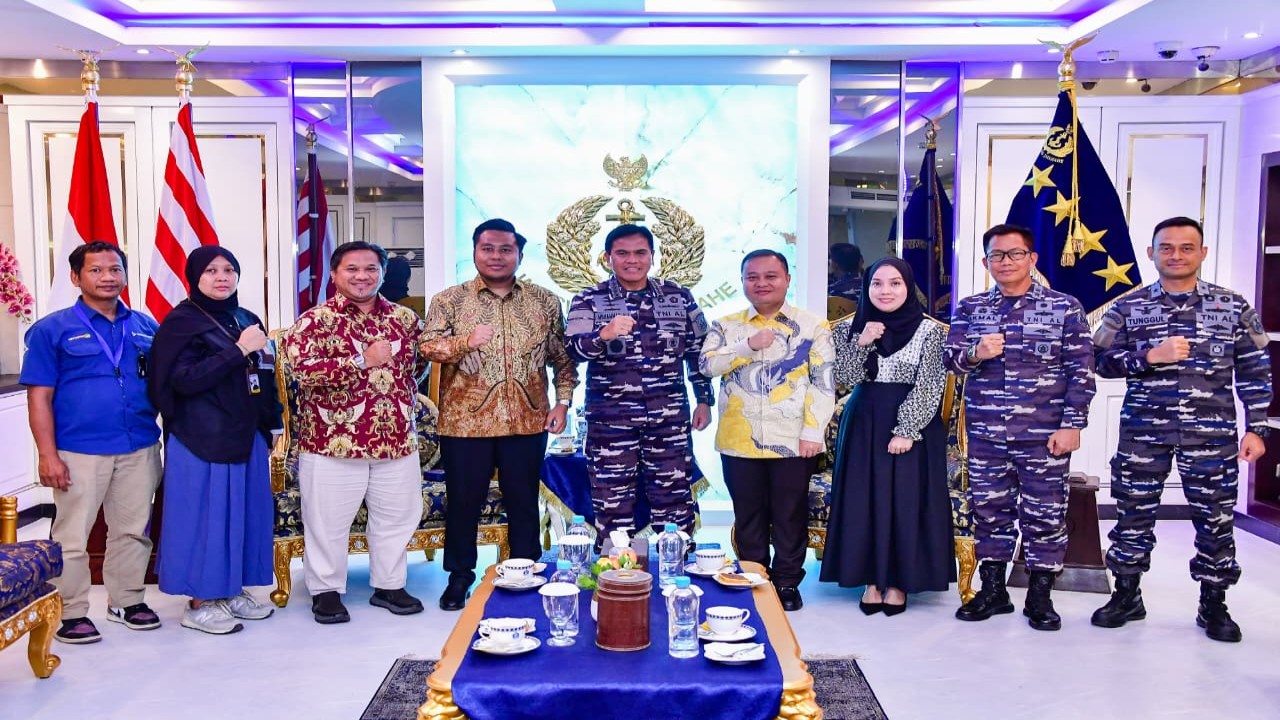 Nusantara TV melakukan audiensi dengan KSAL Laksamana TNI Muhammad Ali di Markas Besar TNI Angkatan Laut, Cilangkap, Jakarta, pada Selasa, 7 September 2025.