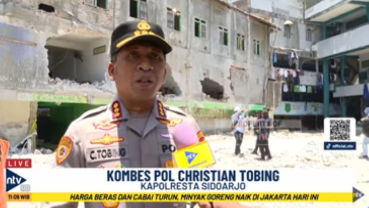 Kapolresta Sidoarjo Kombes Pol Christian Tobing