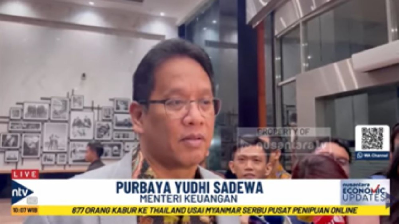 Menteri Keuangan Purbaya Yudhi Sadewa