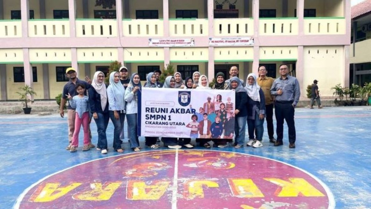 Reuni akbar SMPN 1 Cikarang Utara siap satukan 1.500 alumni. (Foto: Istimewa)
