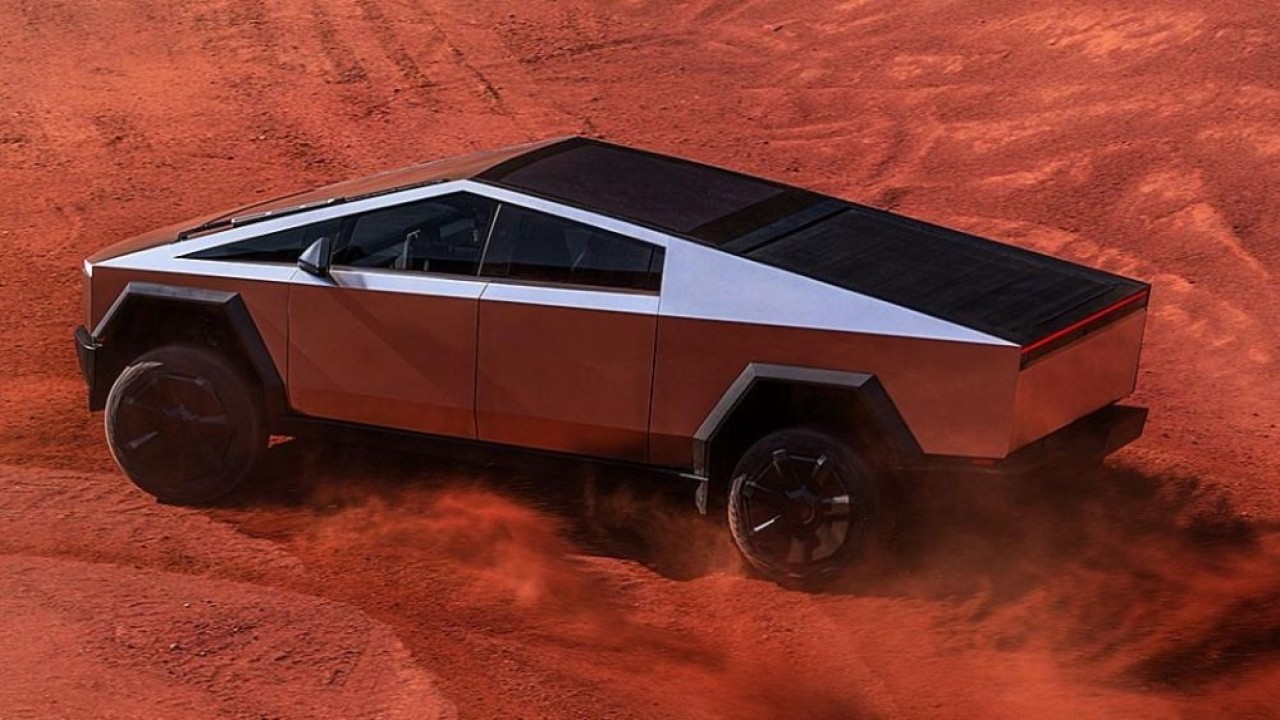 Tesla Cybertruck. (Foto: Istimewa via ArenaEV)