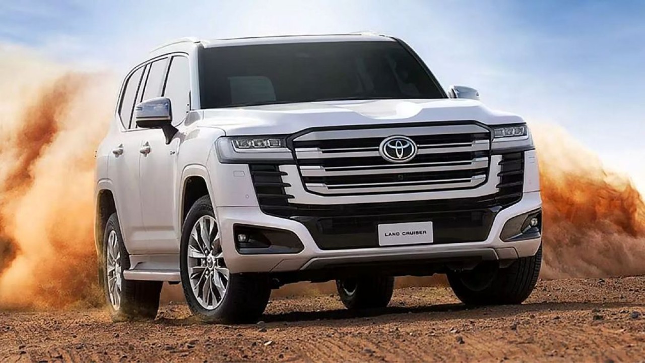 Toyota Land Cruiser 300 Hybrid. (Foto: Istimewa via Carscoops)