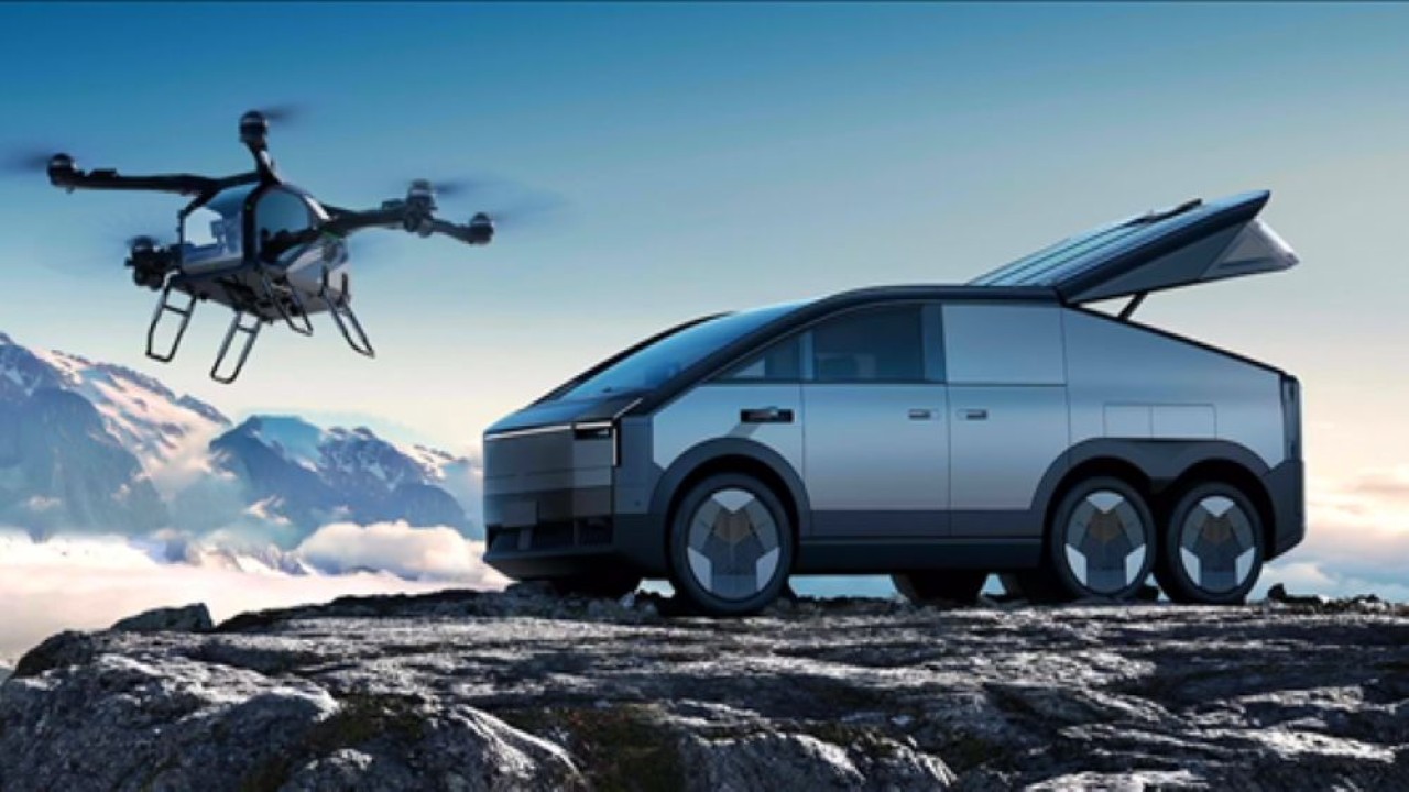 Pesawat Lepas Landas dan Mendarat Vertikal Listrik (eVTOL). (Foto: Istimewa via CarNewsChina)