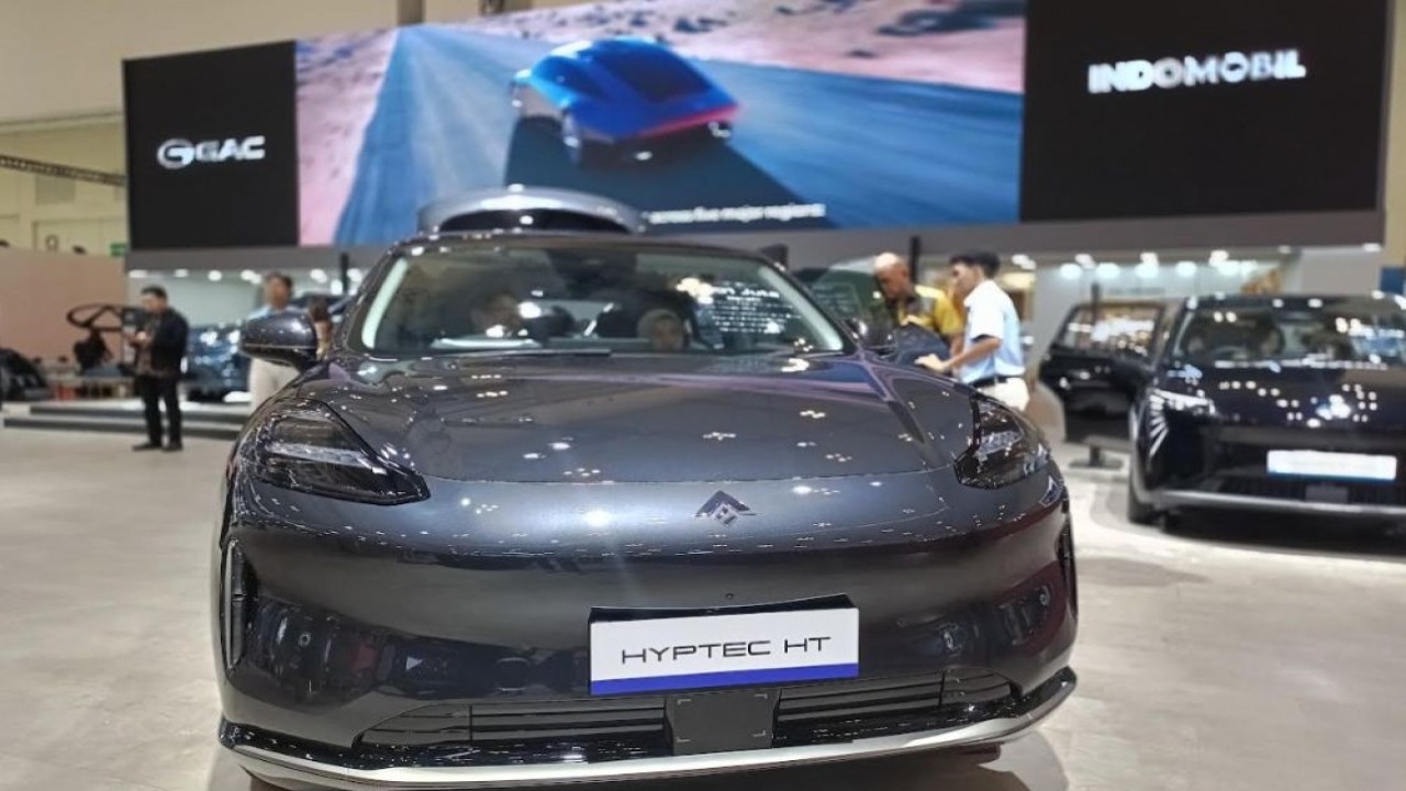 Aion Hyptec HT tampil di GJAW 2025. (Foto: Adiantoro/NTV)
