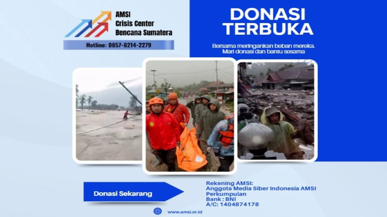 AMSI desak pemerintah bergerak cepat tangani korban bencana banjir besar Sumatra