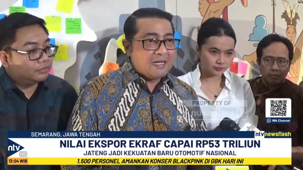 Menteri Ekonomi Kreatif, Teuku Riefky Harsya.