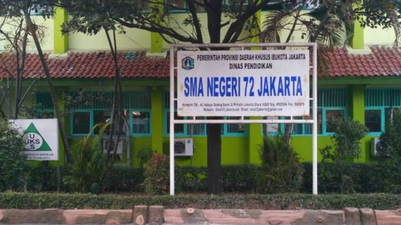 SMAN 72 Jakarta. (Foto: Istimewa/Google Maps)