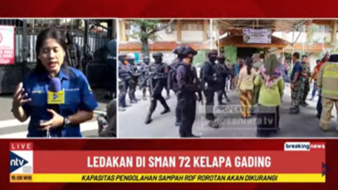 Situasi terkini di SMAN 72 pasca terjadi ledakan