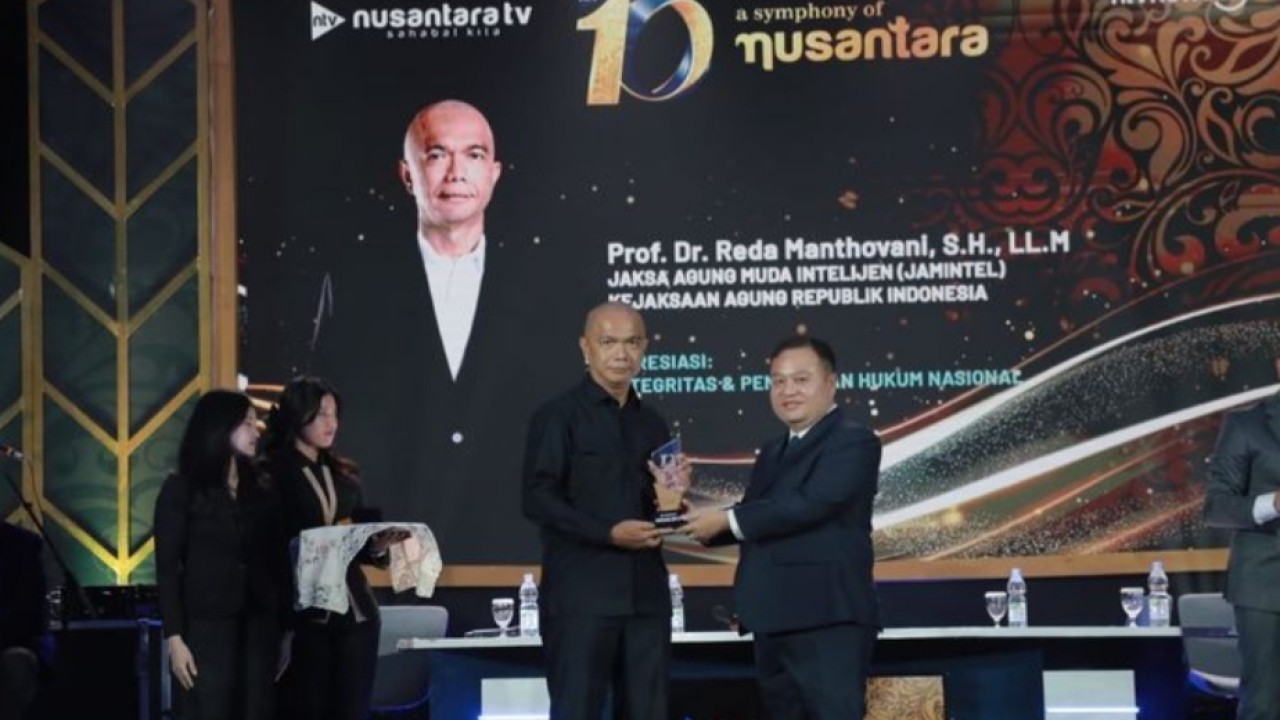 Jaksa Agung Muda, Dr. Reda Manthovani (NTV News)