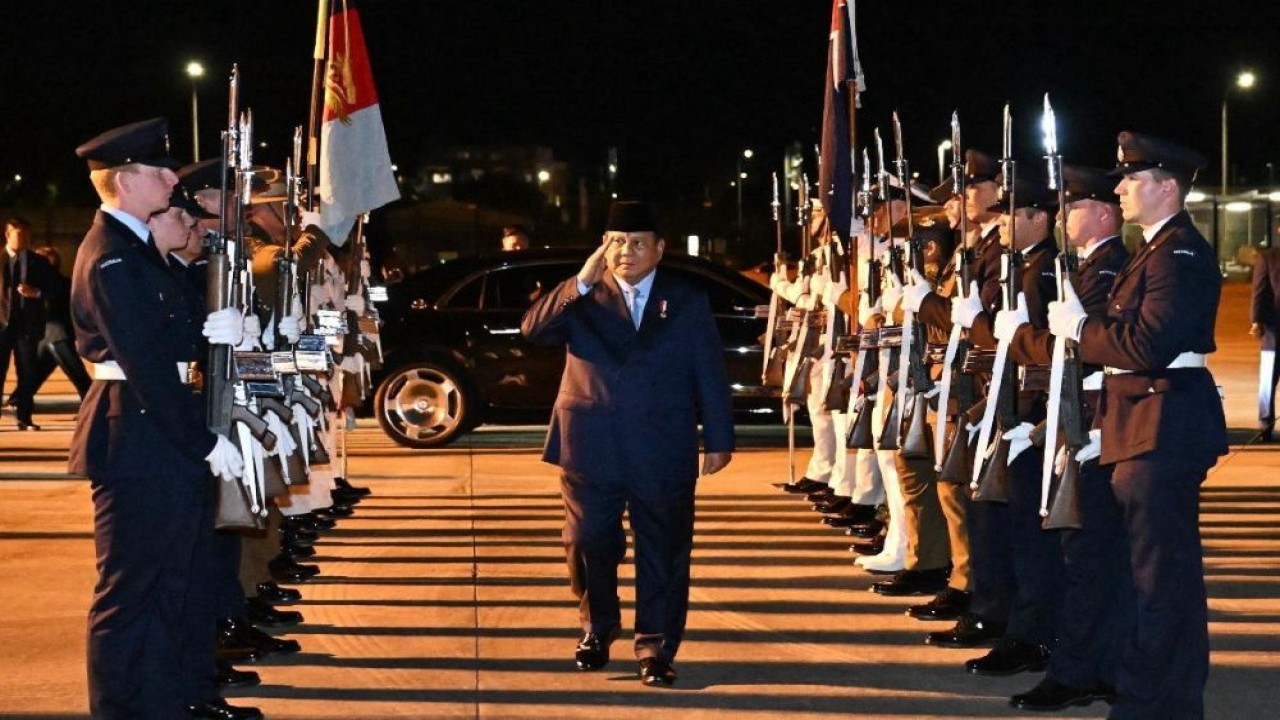 Presiden Prabowo Subianto bertolak kembali ke Tanah Air usai kunjungan kenegaraan di Australia. (Foto: Sekretariat Presiden)