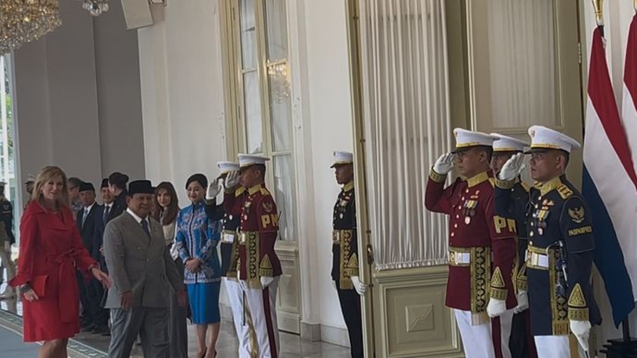 Ratu Maxima Diterima Langsung Prabowo di Istana Merdeka Ratu Maxima Diterima Langsung Prabowo di Istana Merdeka (NTVnews.id)