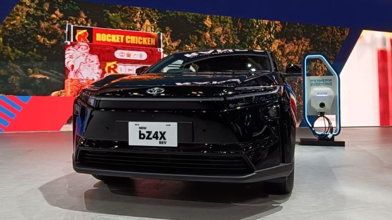 Toyota bZ4X. (Foto: Adiantoro/NTV)