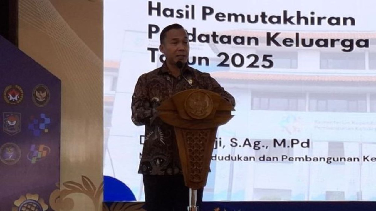 Menteri Kependudukan dan Pembangunan Keluarga (Mendukbangga) Wihaji (Zaki Islami / NTV News)