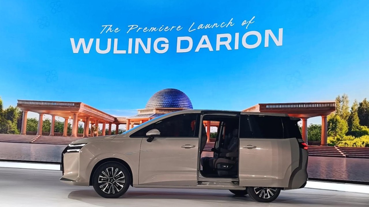 Wuling Darion resmi diluncurkan pada Rabu (5/11/2025), di Spike Airdome, PIK 2, Kabupaten Tangerang, Banten. (Foto: Adiantoro/NTV)
