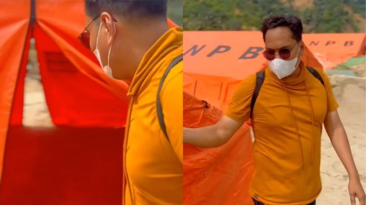 Tenda kosong BNPB di Aceh Tamiang. (Foto: TikTok)