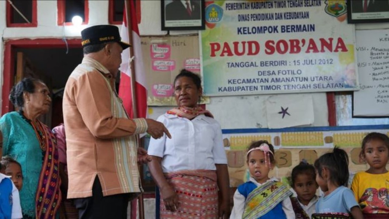 PAUD Sob’ana Fotila, sekitar 3 jam perjalanan darat dari Soe, ibu kota Kabupaten Timur Tengah Selatan, NTT (Istimewa)