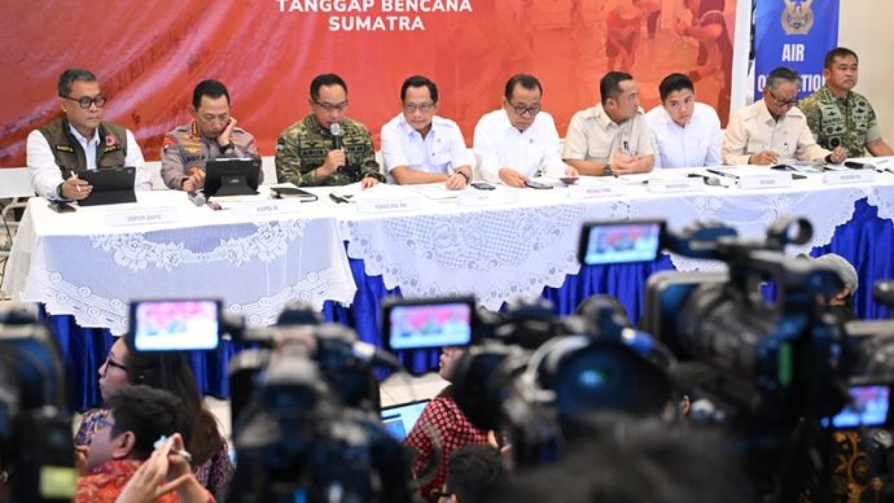 Pemerintah memastikan penanganan bencana di sejumlah daerah berjalan cepat dan terkoordinasi (Setres)